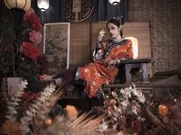 推特女神@鈦合金TiTi之高端頂級攝影系列 滿清服飾