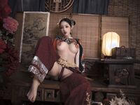 推特女神@鈦合金TiTi之高端頂級攝影系列 滿清服飾