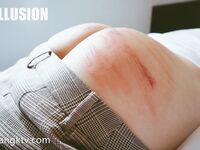 八月【重磅福利】SM大神ILLUSION 調教COS女奴福利集，各種性虐蘿莉美少女，屁股都拍紅再操