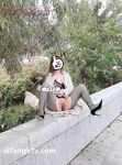 重磅推薦！淫盪肥臀人妻母狗【見過騷的 沒見過這么騷的】喜歡戶外露出，喜歡被很多男人操