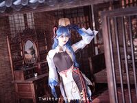 萌新推特00後露臉美少女▌白莉愛吃巧克力▌超色情Cos甘雨粉嫩凸激乳粒 嬌艷欲體粉嫩白虎色氣滿滿