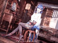 萌新推特00後露臉美少女▌白莉愛吃巧克力▌超色情Cos甘雨粉嫩凸激乳粒 嬌艷欲體粉嫩白虎色氣滿滿