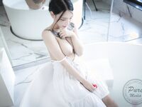 價值40美金韓國高端攝影頂級女神 ▌Yoen▌G奶尤物出水芙蓉 珍珠小丁誘人裂縫 色氣逼人