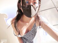 抖音網紅反差母狗『奶咪』九月新作-肉絲碎花裙樓梯間 淫盪粉穴露出 高清私拍41P 超清4K原版