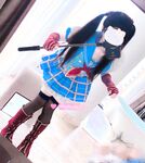 極品嬌嫩小萌妹『LepALu』極品粉嫩萌妹 藍色水手服 強制後入懟操 太嫩了 藍色水手服