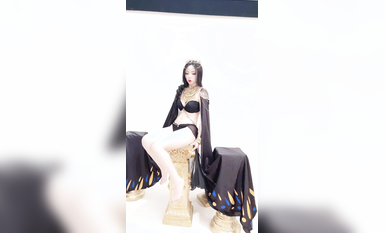 高端ACG業界女神爆機少女▌喵小吉▌頂級畫風《風鈴公主》敏感乳粒 誘人白虎妙不可言 (2)