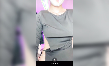 抖音重磅：56W粉絲女神【草莓小甜心】【丁姐】高價走私直播秀 (2)