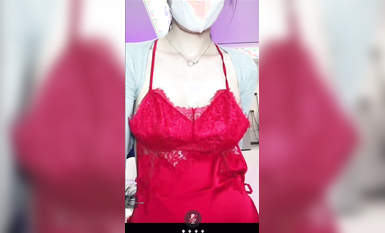 抖音重磅：56W粉絲女神【草莓小甜心】【丁姐】高價走私直播秀 (7)