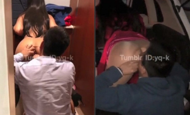 推特绿帽大神YQ未流出劲作-公厕商场停车场电影院各种公共场所玩露出激情啪啪 高清 朋友从外地来带老婆去商场逛街，在商场卫生间和地下车库刺激的露出做爱！