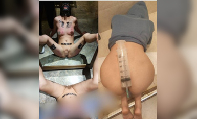 三月最新 大烟枪大神们-各种变态SM性虐调教视，屁股打红，滴蜡狠操惨叫5