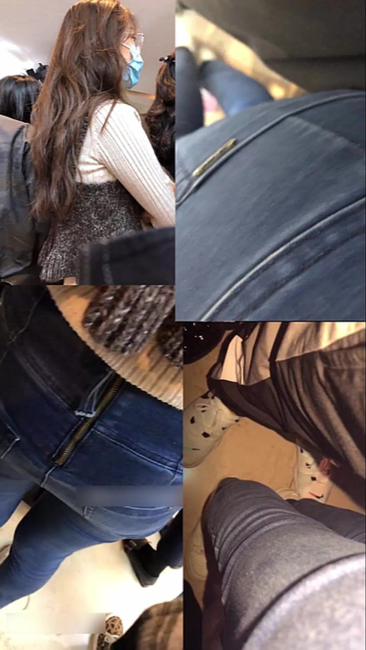 【極品稀缺 頂臀系列】明星見面會貼身頂牛仔褲少婦 (1)