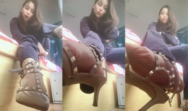 高顏值絲足御姐@豆滿月 辱罵榨精作合集 (13)