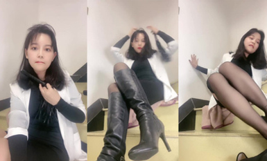 高顏值絲足御姐@豆滿月 辱罵榨精作合集 (8)